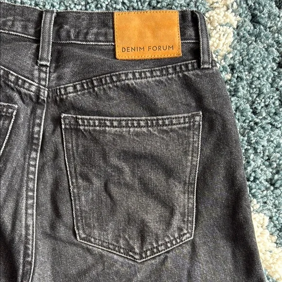 Denim Forum Black Farrah High-Rise Wide Leg - Picture 6 of 6